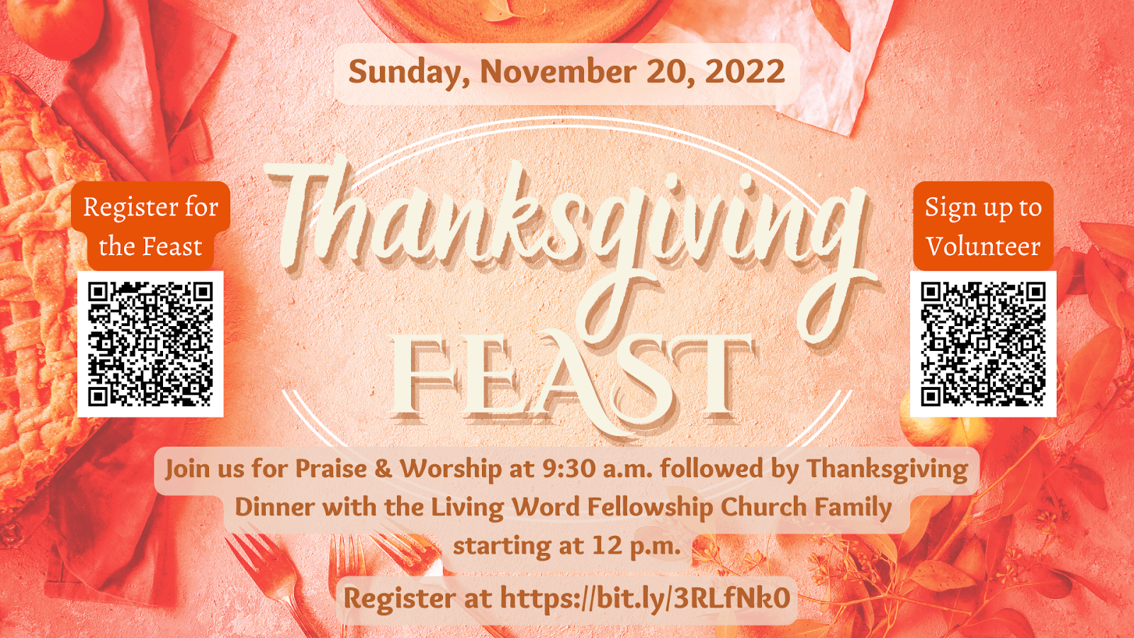 thanksgiving freast info