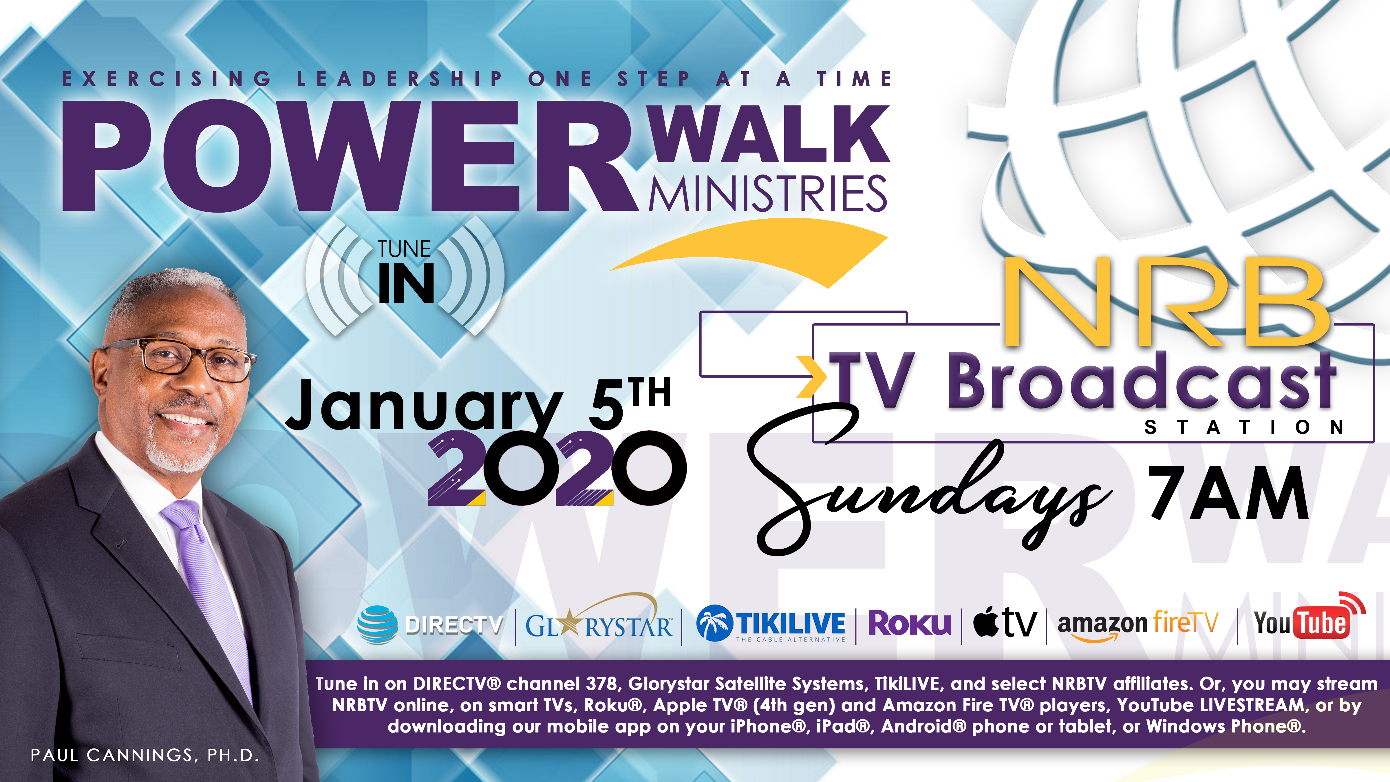 Power Walk Ministries | NRB TV Broadcast Station head image