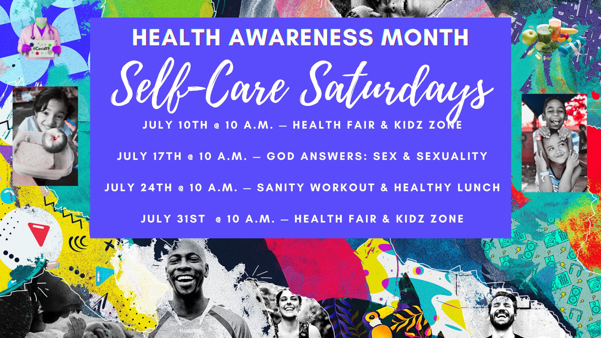 Heath Awareness Month – Self-Care Saturdays head image