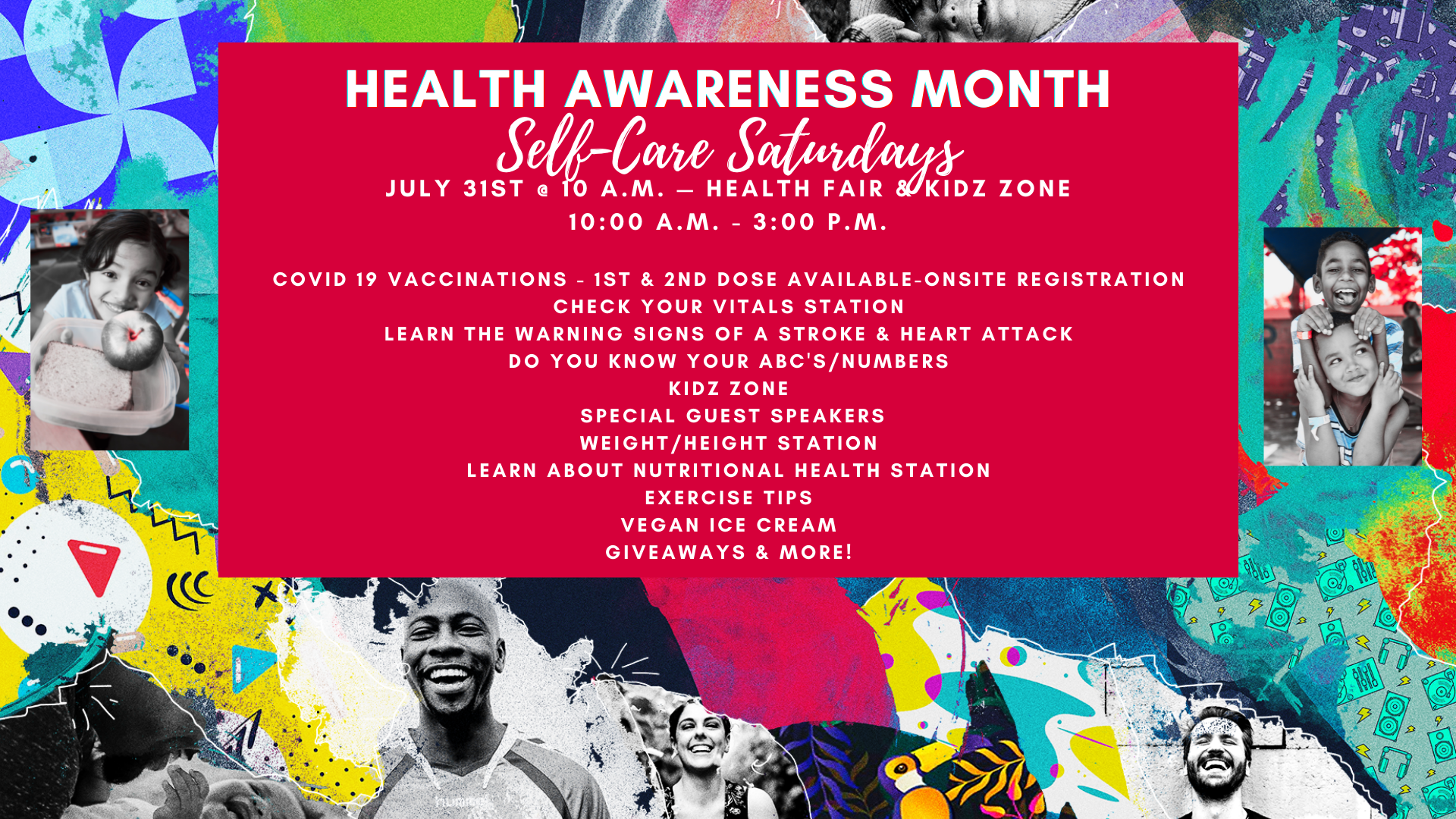 Health Fair & Kidz Zone – July 31st head image