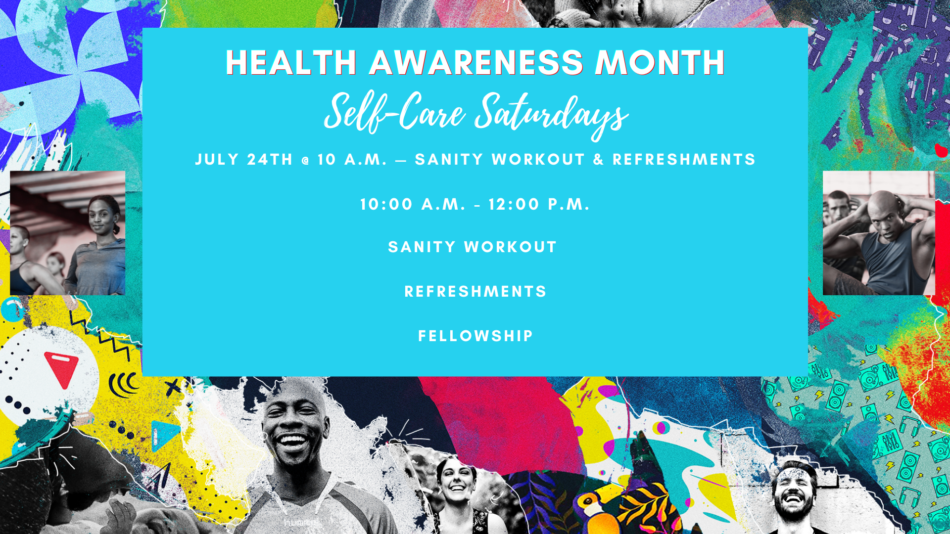 SELF-CARE SATURDAYS – SANITY WORKOUT head image