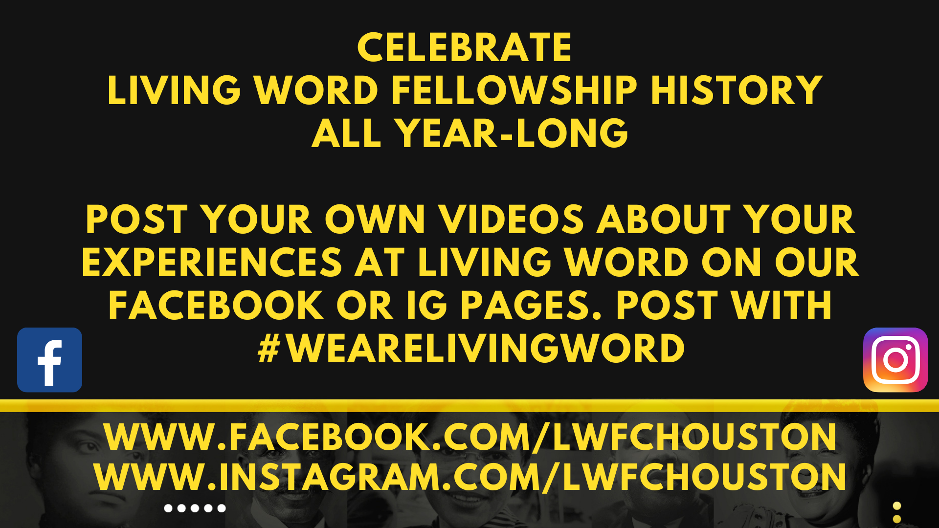 Black History Month – Living Word Fellowship History head image