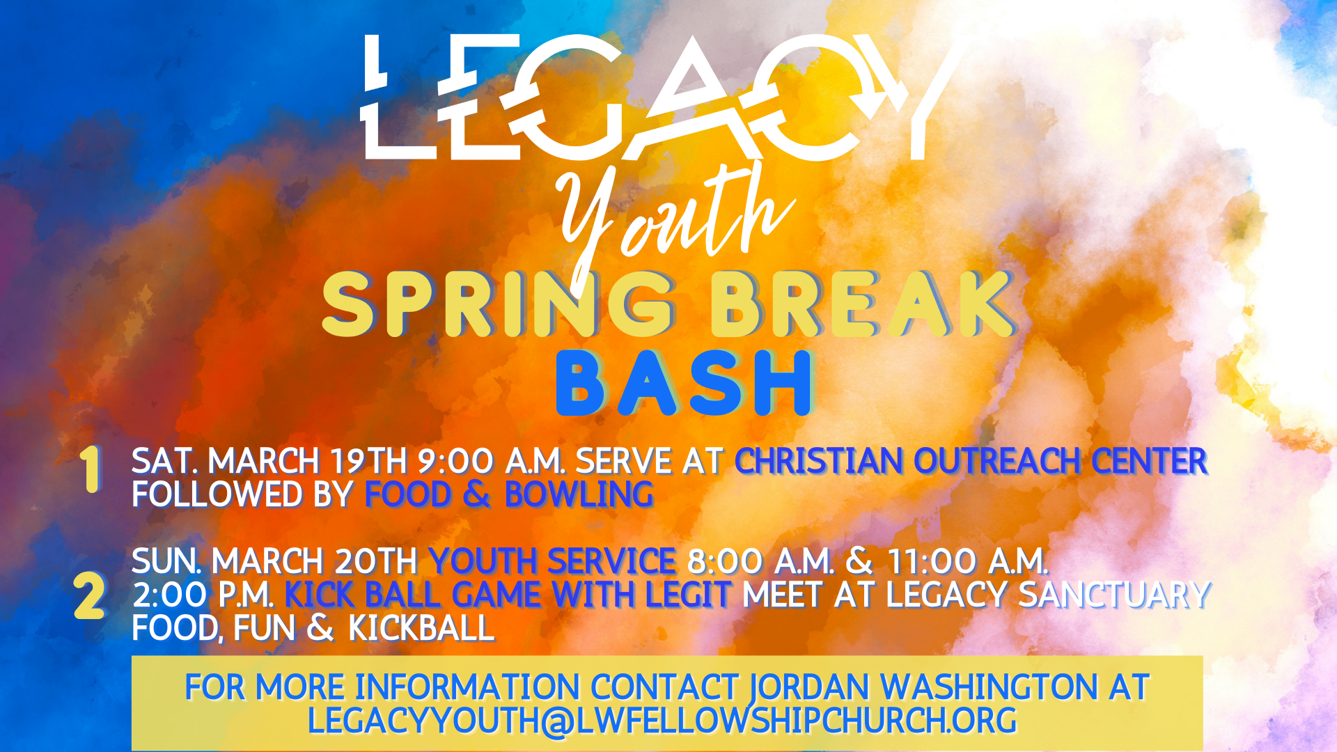 Legacy Youth Spring Break Bash head image