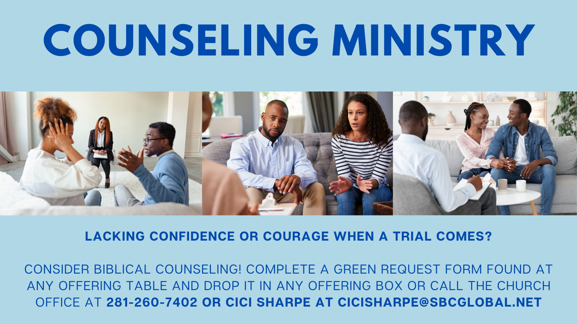 Counseling Ministry head image