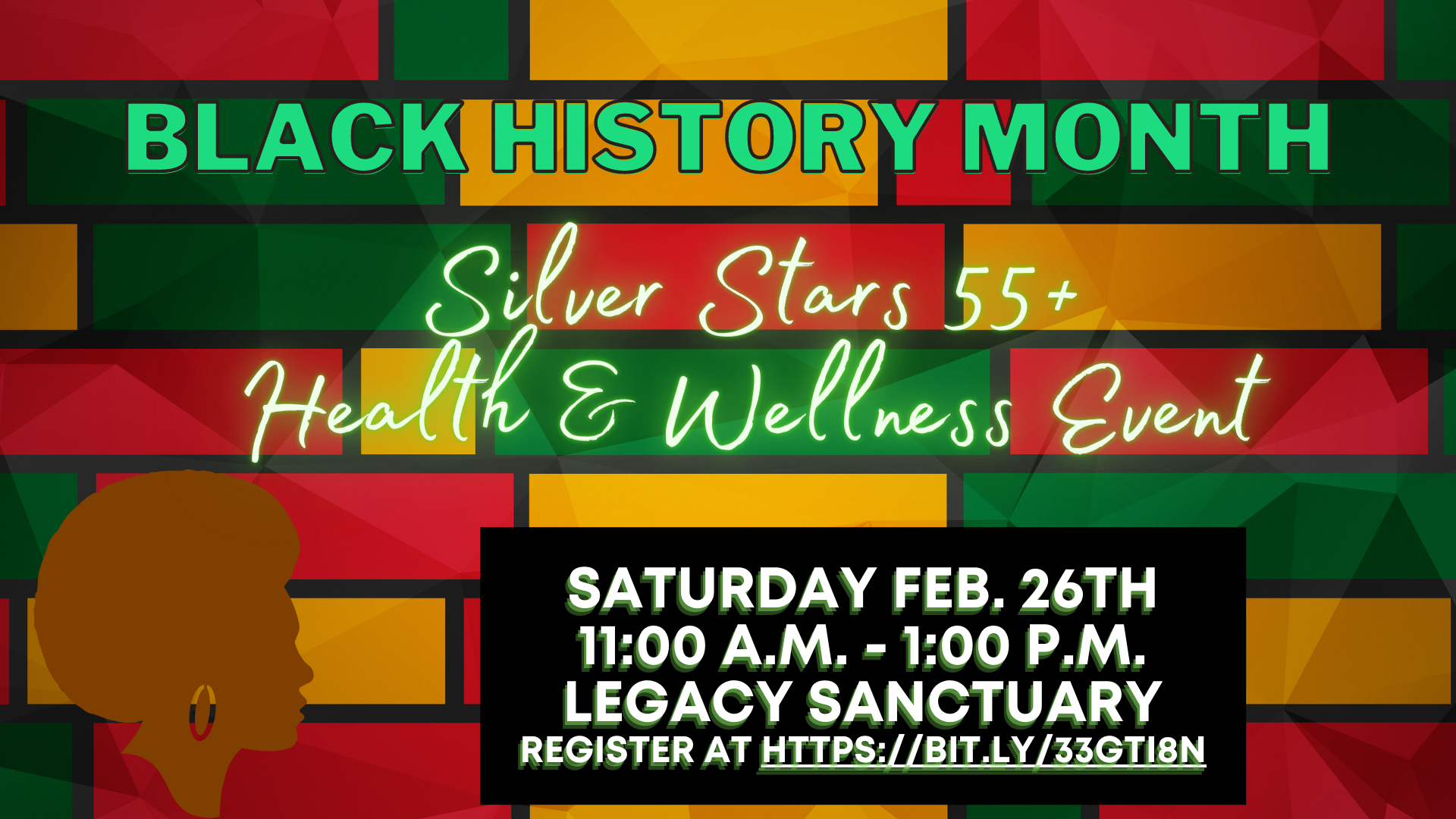Black History Month Health & Wellness Program – Feb. 26th 11:00 a.m. – 1:00 p.m. head image