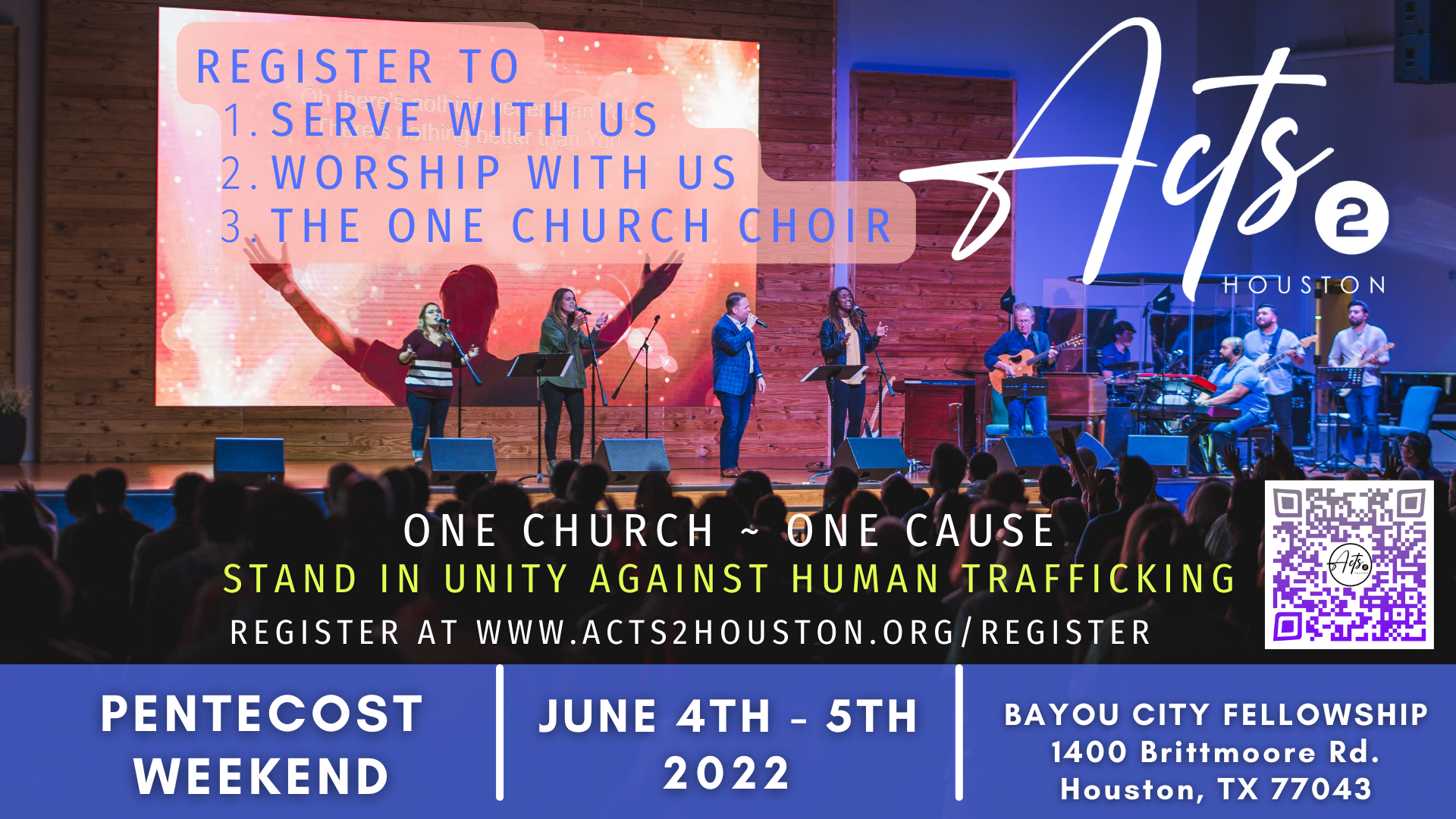 Acts 2 Houston 2022 – June 4th – 5th head image