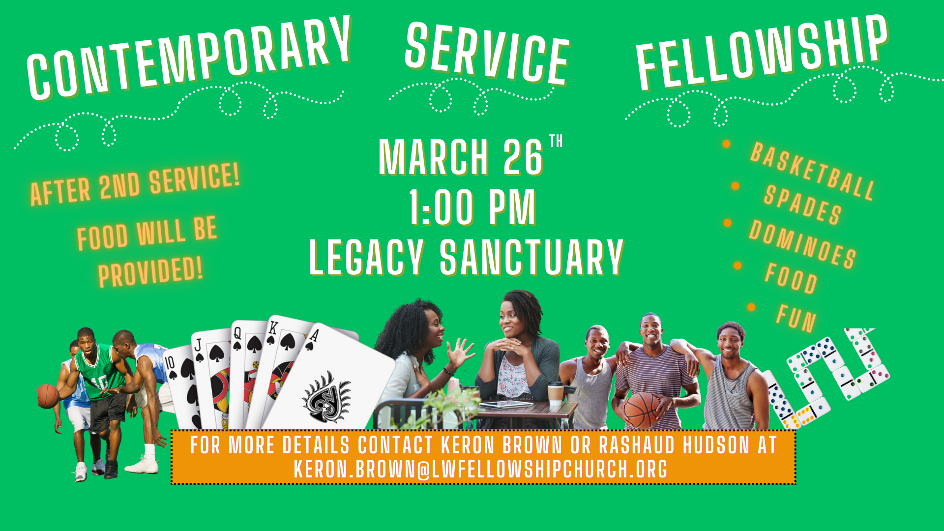 Contemporary Service Fellowship – March 26th head image