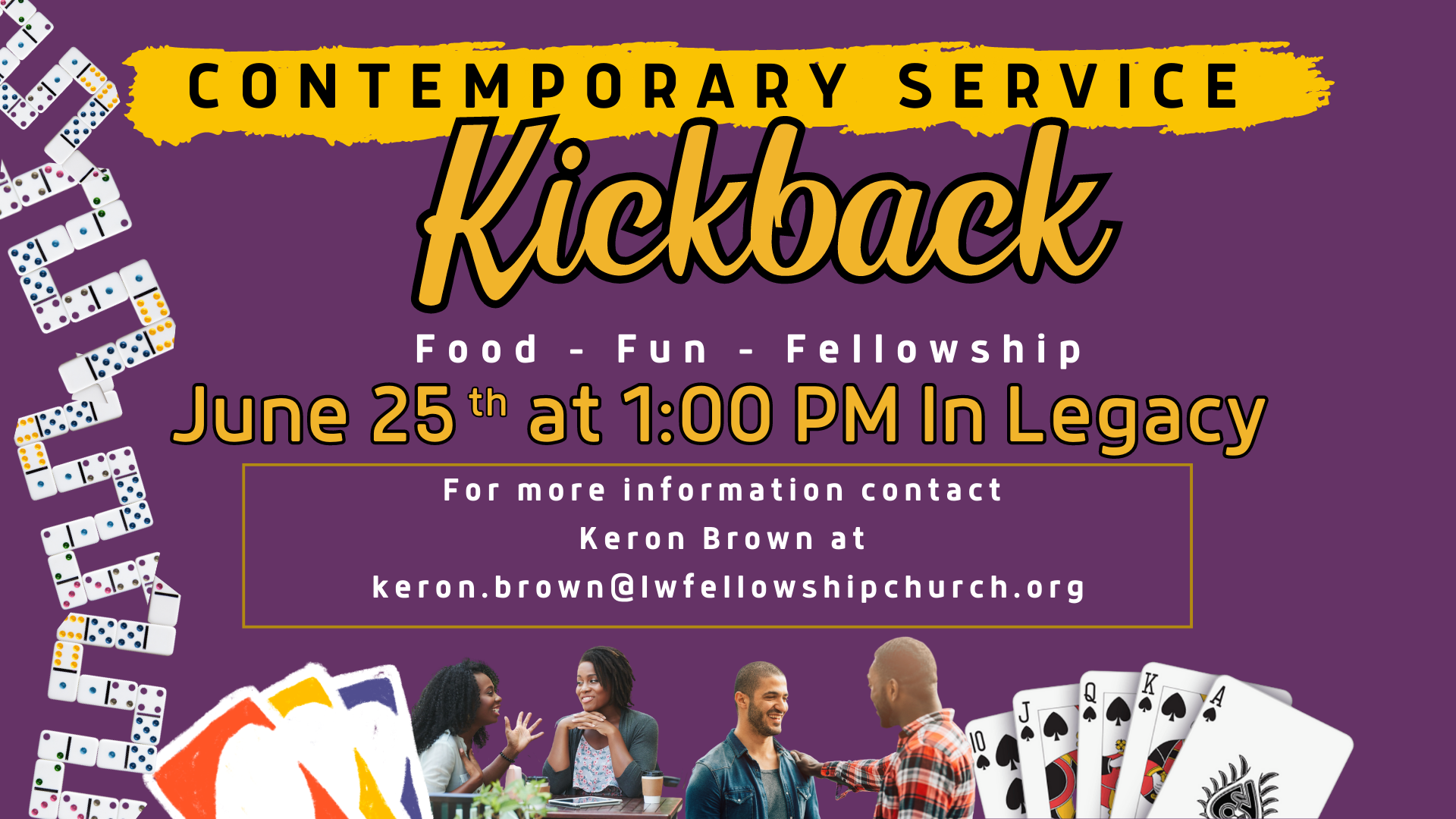CONTEMPORARY SERVICE KICK BACK head image
