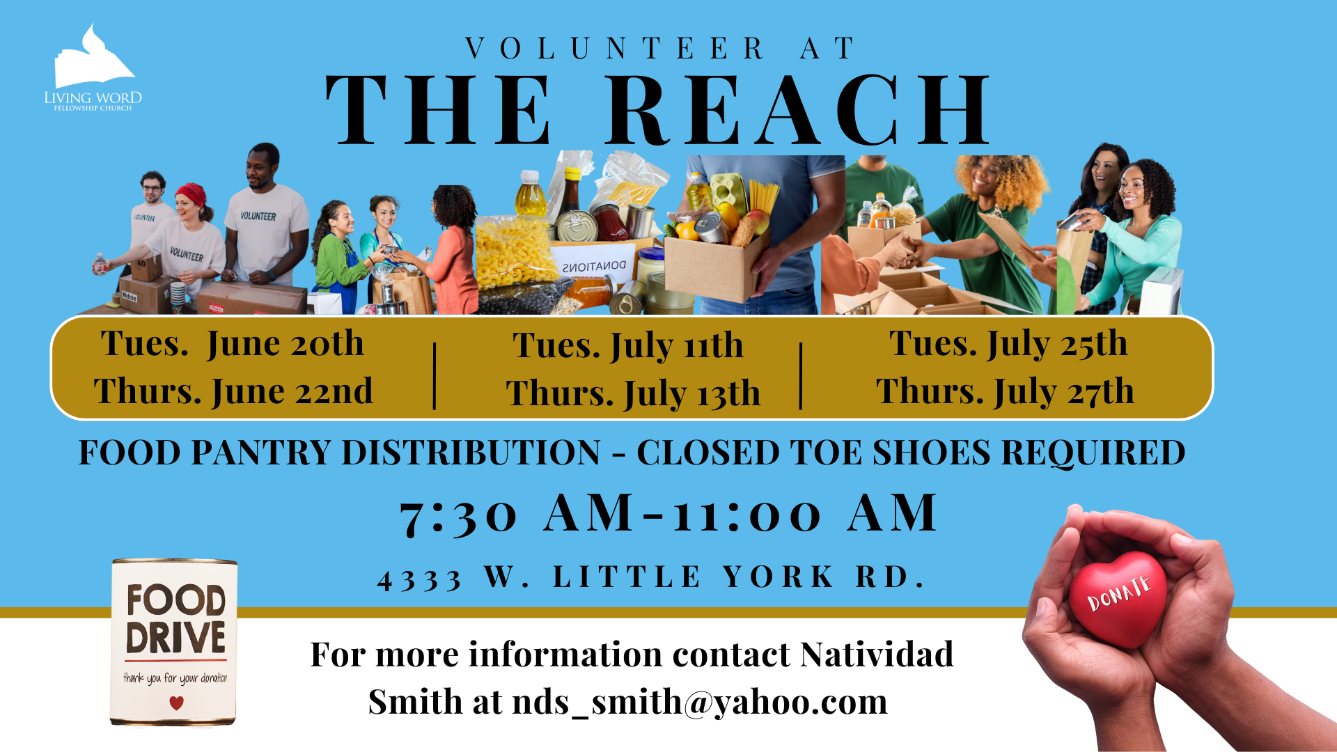 VOLUNTEER AT THE REACH head image