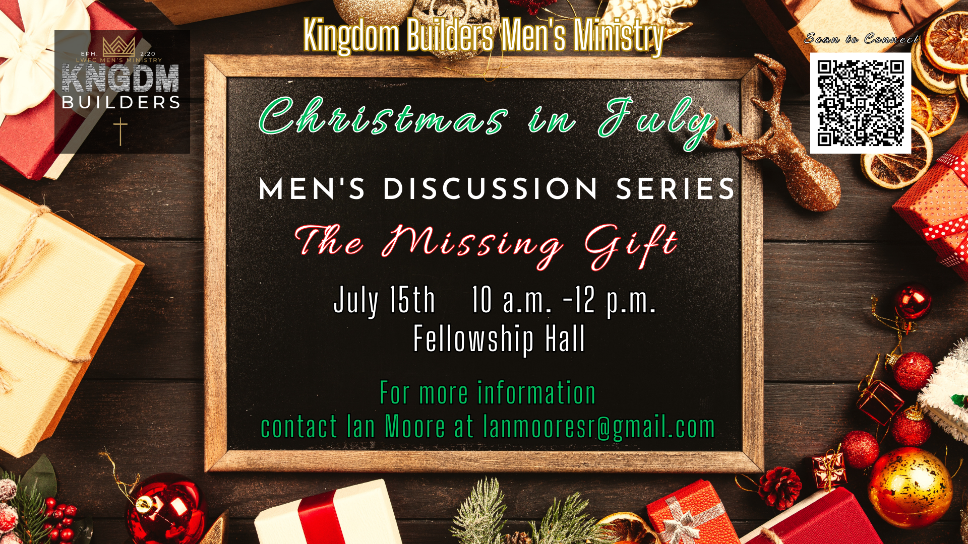 Men’s Christmas in July Event head image