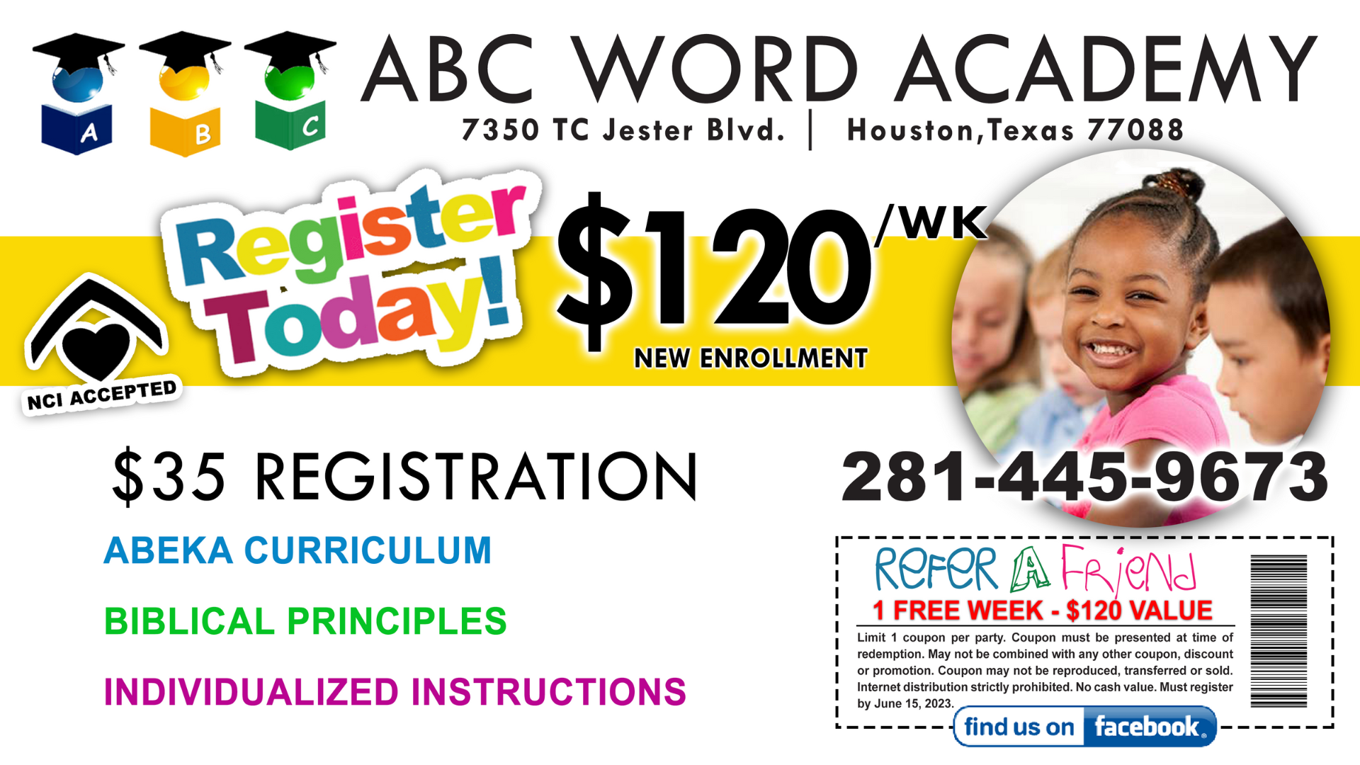 ABC Word Academy Childcare & Preschool head image