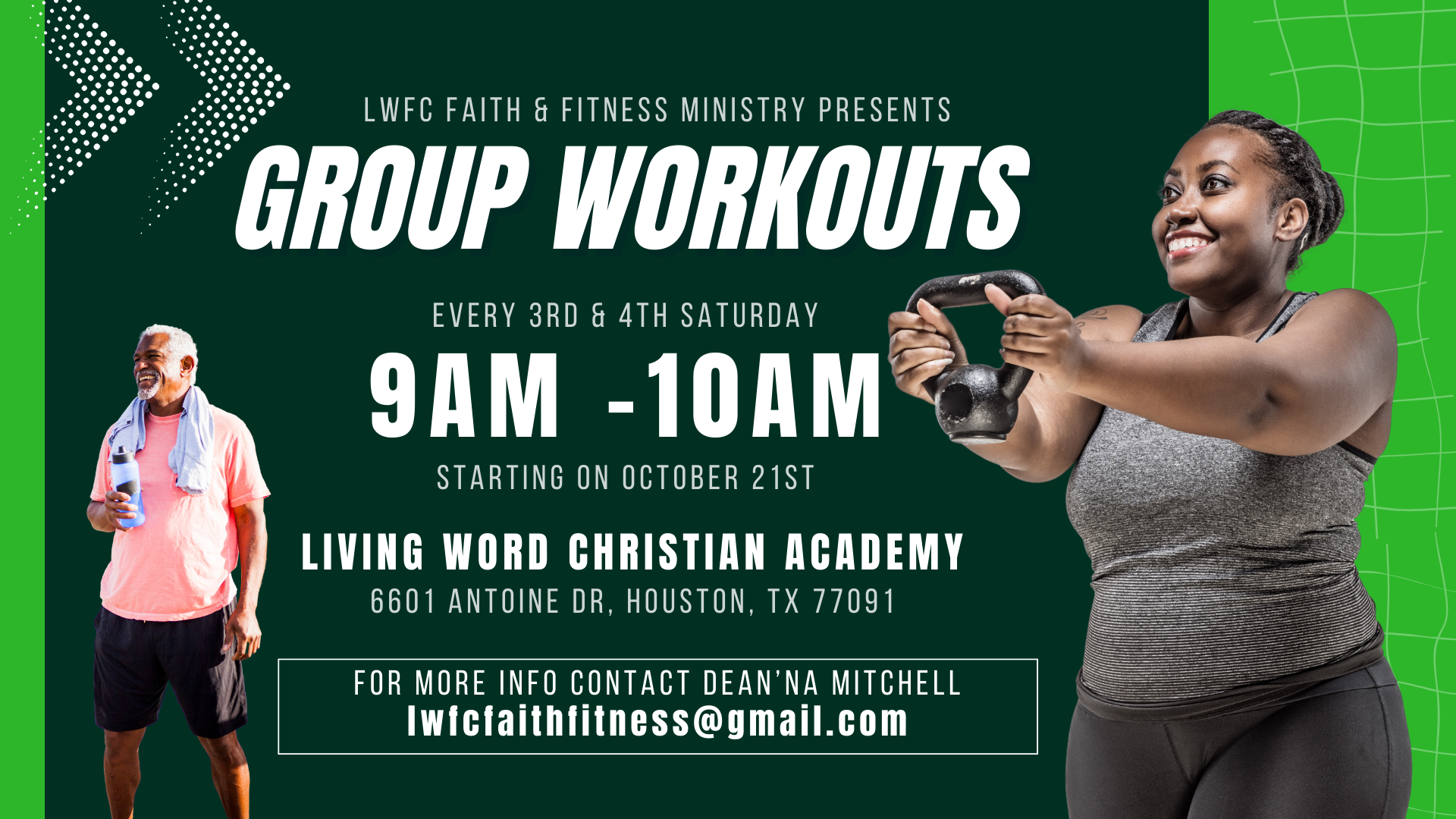 Group Workouts with Faith & Fitness head image