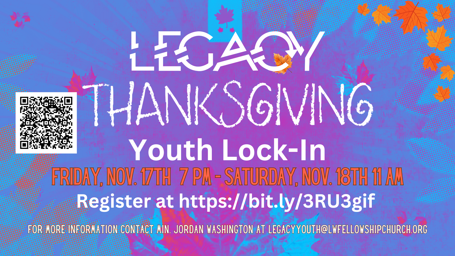 Thanksgiving Youth Lock-In head image