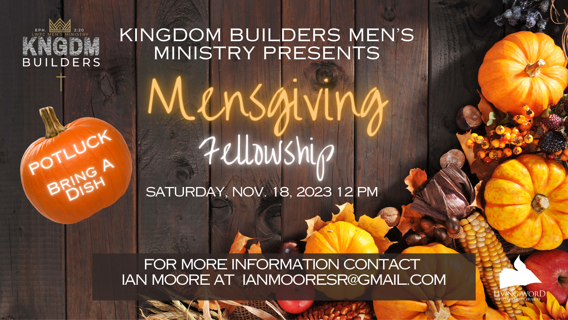 Kingdom Builders Men’s Ministry Mensgiving head image