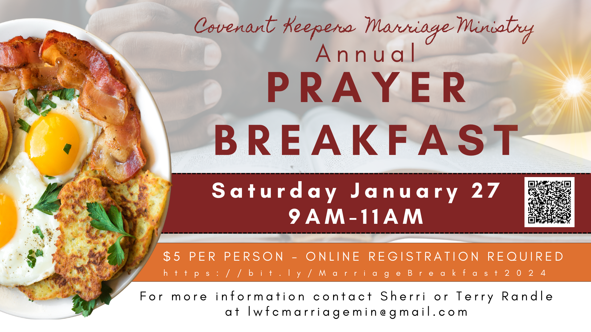 Marriage Ministry Prayer Breakfast head image