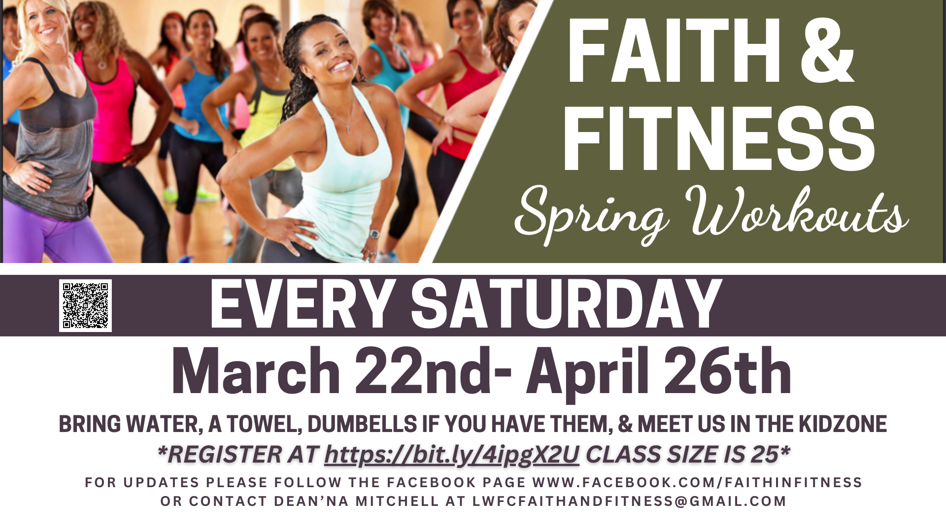 FAITH & FITNESS SPRING WORKOUTS head image