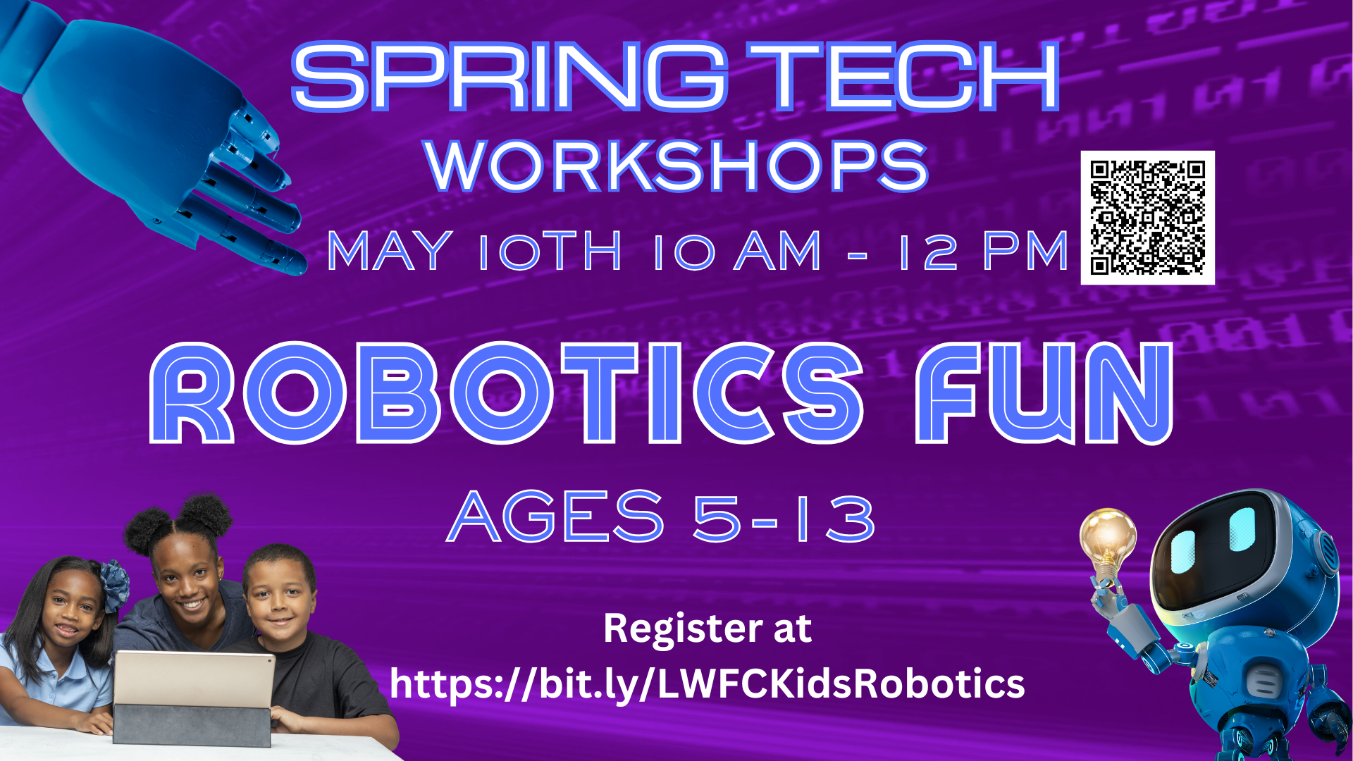 SPRING TECH SERIES – KIDS ROBOTICS FUN head image