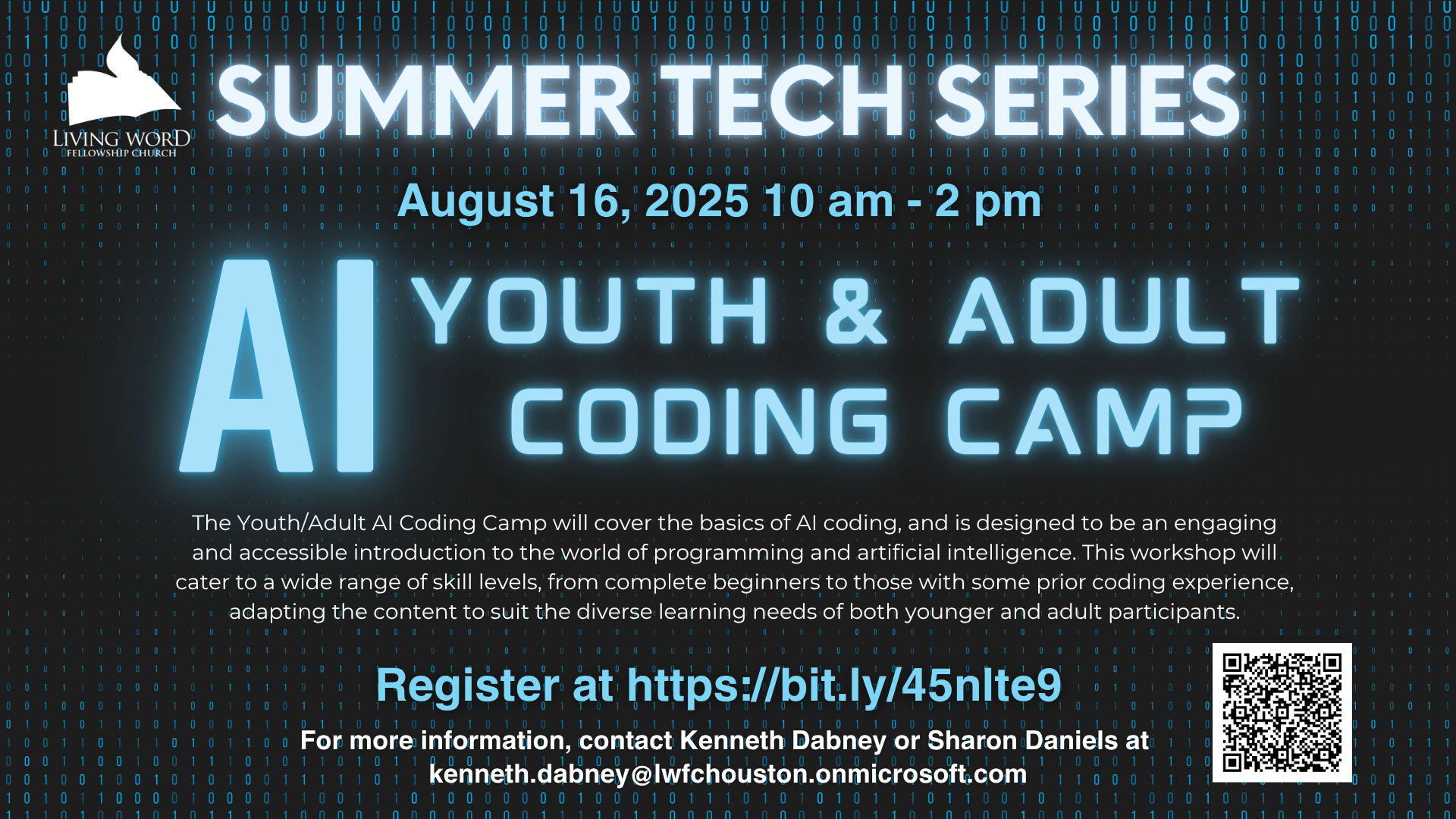 Summer Tech Series – Youth/Adult Coding Camp head image