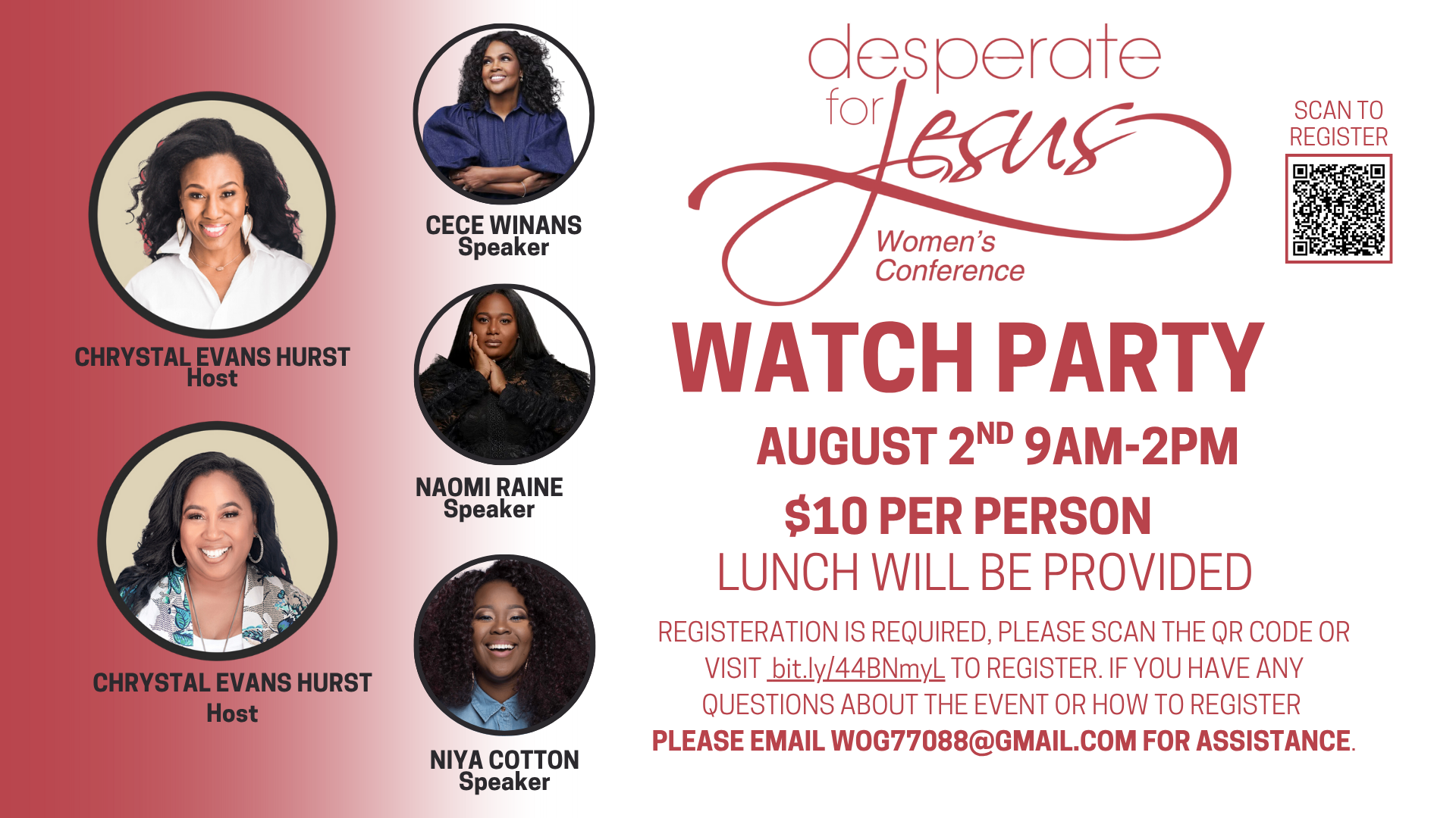 Desperate for Jesus Watch Party head image