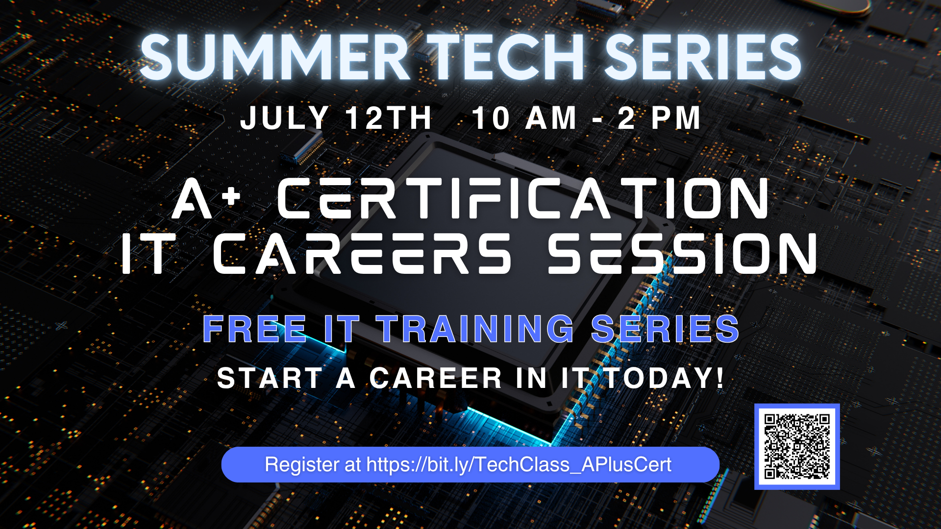 A+ Certification/IT Careers Session head image
