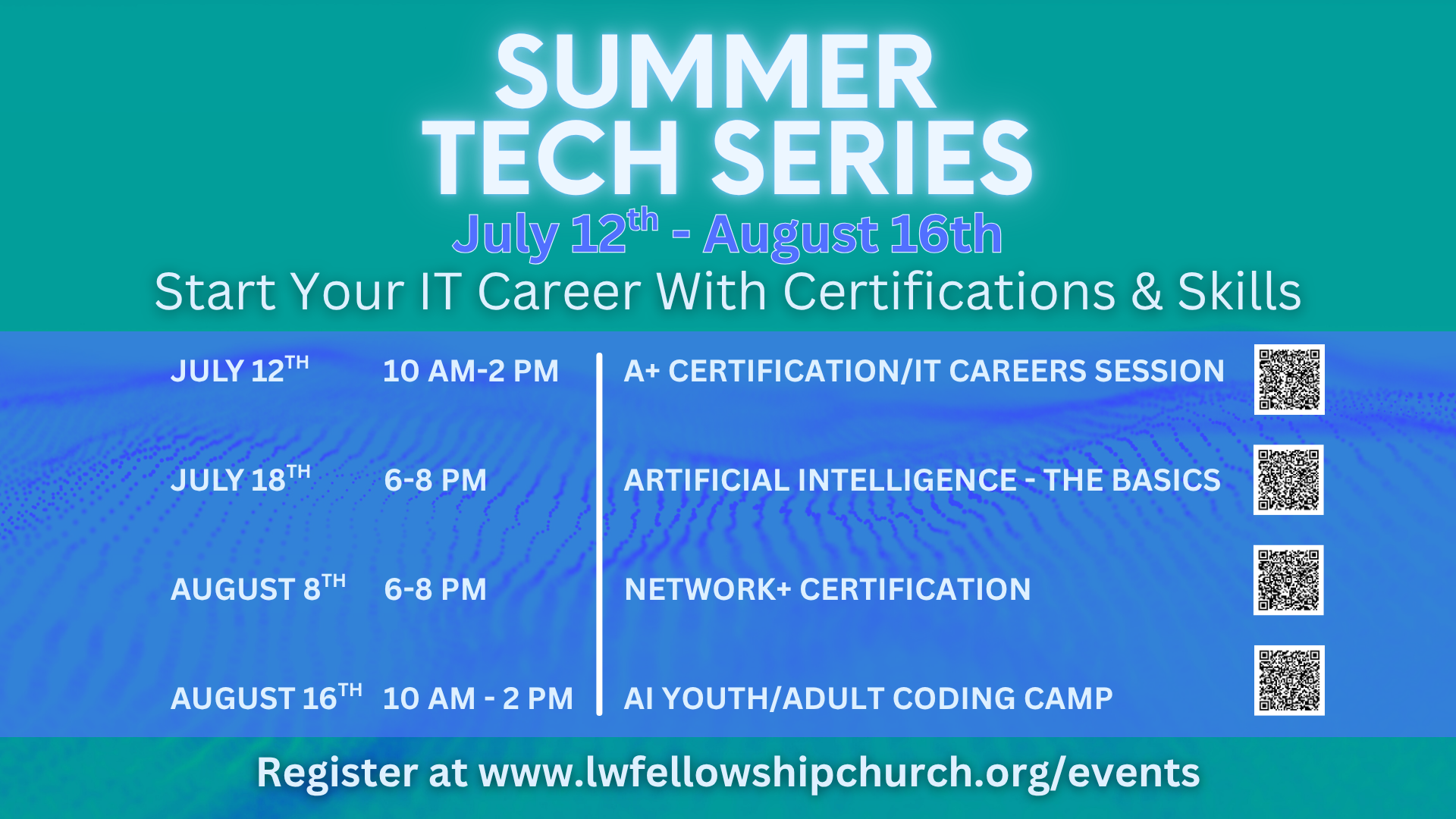 Summer Tech Series head image