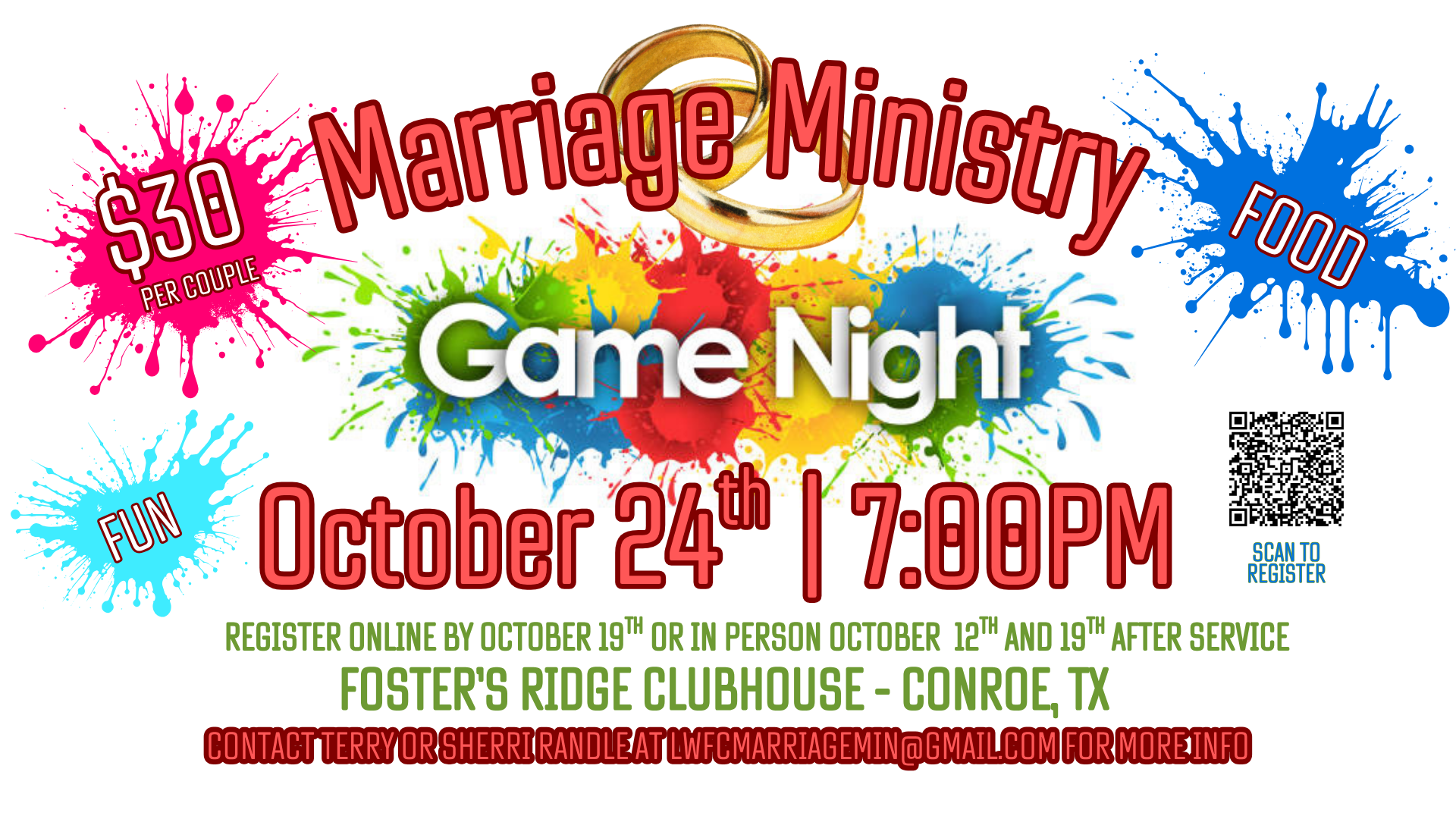 Game Night with the Marriage Ministry head image